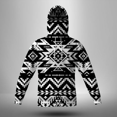 GB-NAT00441 Native Southwest Patterns 3D Hoodie With Mask