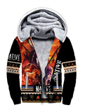 SFH0028 Native American 3D Fleece Hoodie