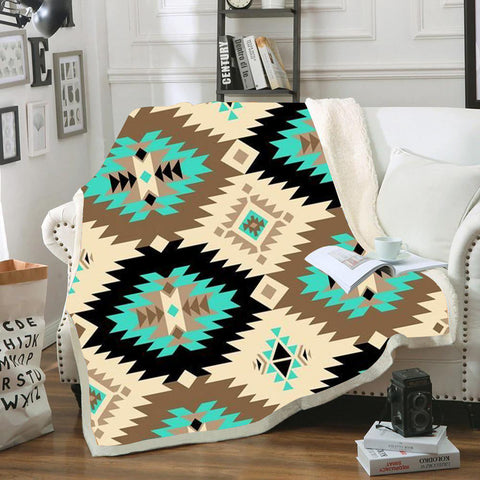 BLK0022 Pattern Tribal  Native Blanket