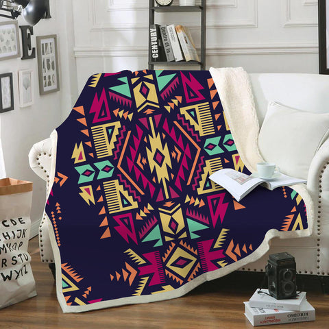 BLK0036 Pattern Tribal Native Blanket