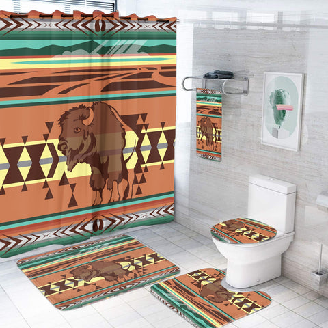 BS-00031 Pattern Native American Bathroom Setn Bathroom Set