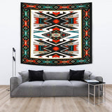 Tribal Colorful Native American Design 3D Tapestry