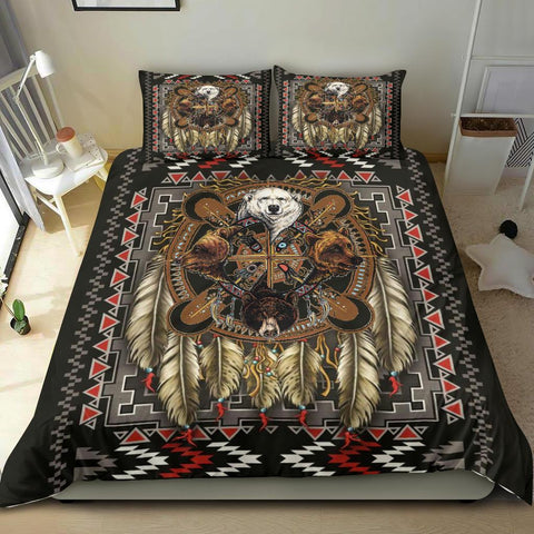 Bears Totem Native American Bedding Sets