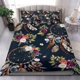 Feathers & Flowers Dreamcatcher Native American Bedding Sets