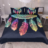 Colorful Dreamcatcher Bedding Set  Native American Design - ProudThunderbird