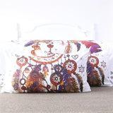 Feathers Bedclothes  Dreamcatcher  Native American Bedding Set