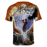 Calling The Totems  Native American 3D Tshirt