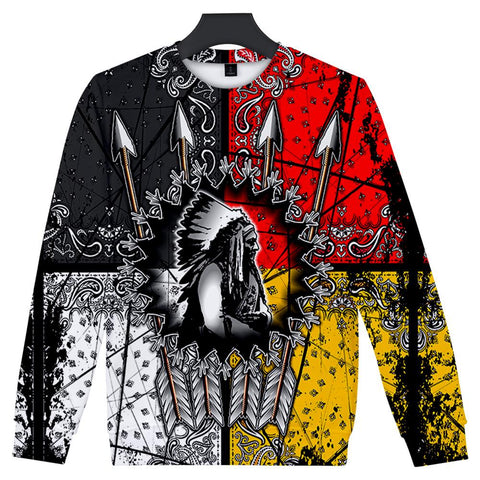 Chief Arrow Native American Design 3D Sweatshirt