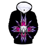 Bison Pink Arrow Native American Exclusive All Over Hoodie