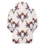 Bison Pink Native American All Over Hoodies  no link - Powwow Store