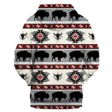 Bison Native American All Over Hoodie - Powwow Store