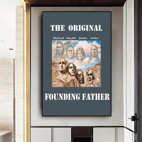 CV01 Native American Founding Fathers Canvas