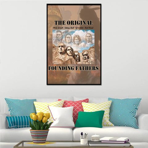 CV10 Native American Founding Fathers Canvas