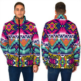GB-NAT00071 Full Color Thunder Bird Native Men's Padded Jacket