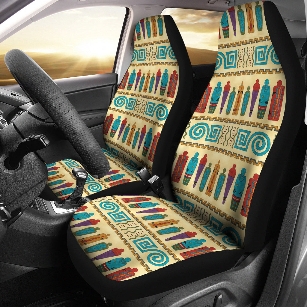 GB-NAT00618 Pattern Girl Native Light Car Seat Covers