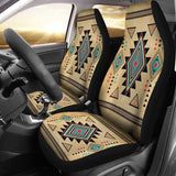 Geometric United Tribal Of Native American Design Car Seat Covers - ProudThunderbird