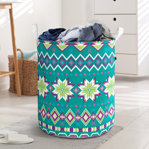 LB0022 Pattern Native American Laundry Basket
