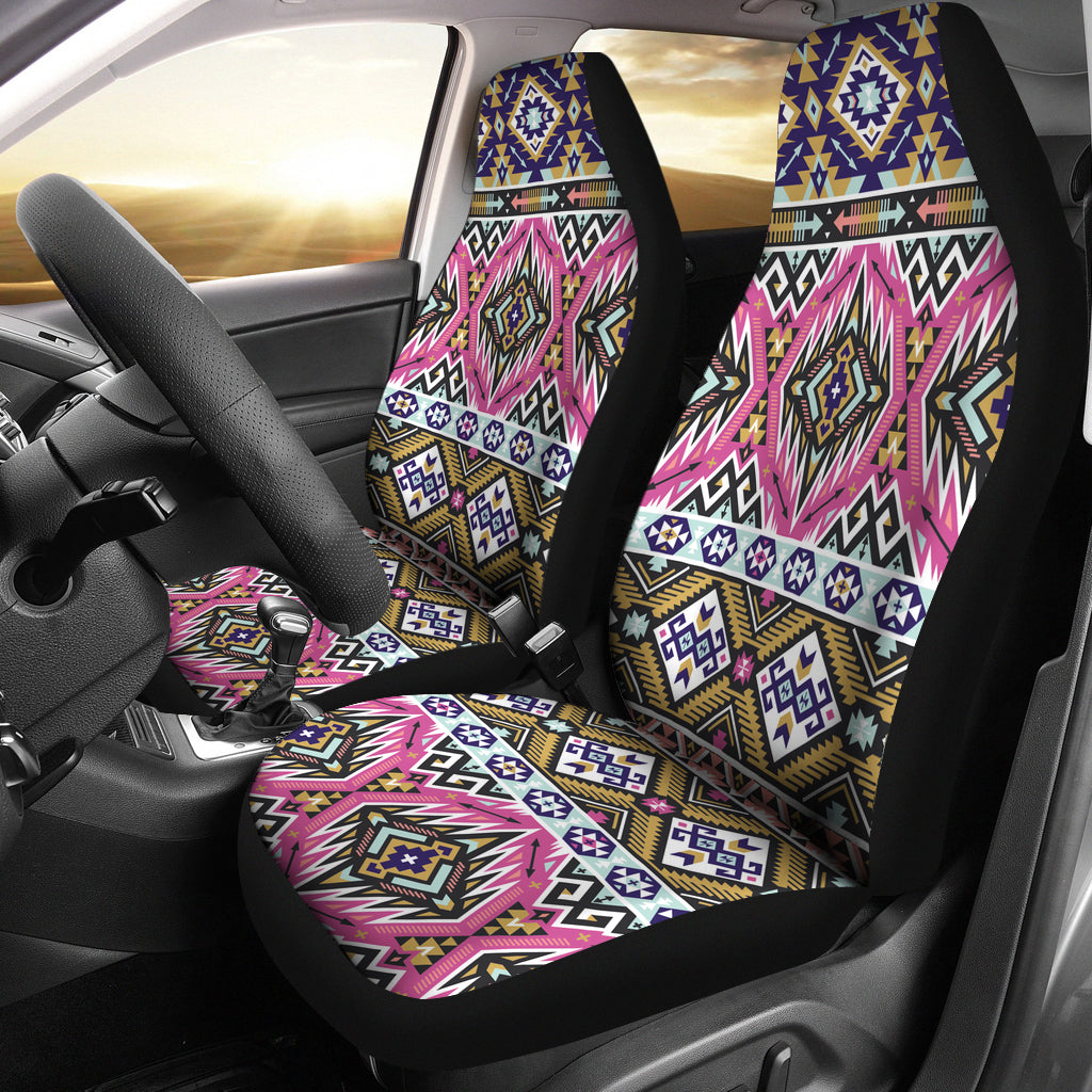 CSA-00039 Pattern Pink Native Car Seat Cover