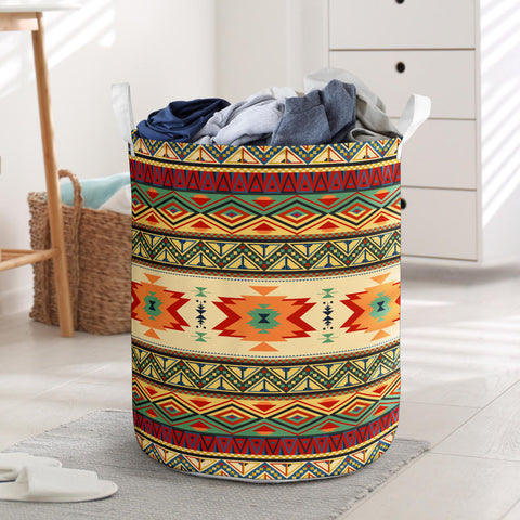 GB-NAT00351 Geometric Pattern Design Laundry Basket