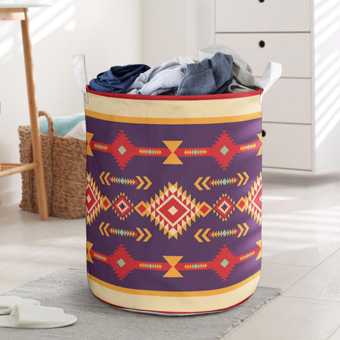 LB0034 Pattern Native American Laundry Basket