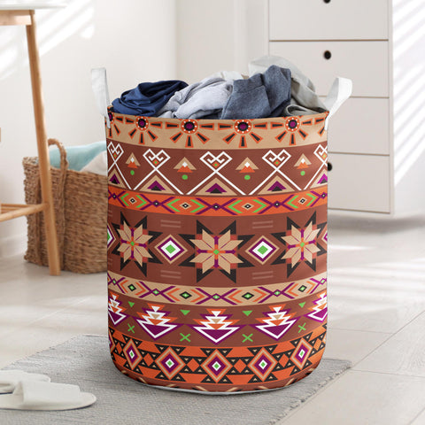 LB005 Pattern Native American Laundry Basket