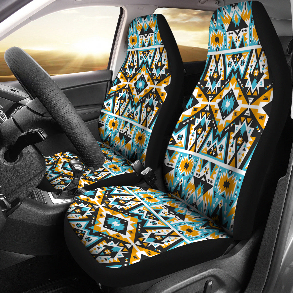 GB-NAT00621 Seamless Ethnic Pattern Car Seat Covers