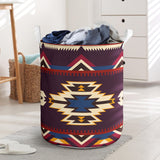 GB-NAT00736 Pattern Native American Laundry Basket