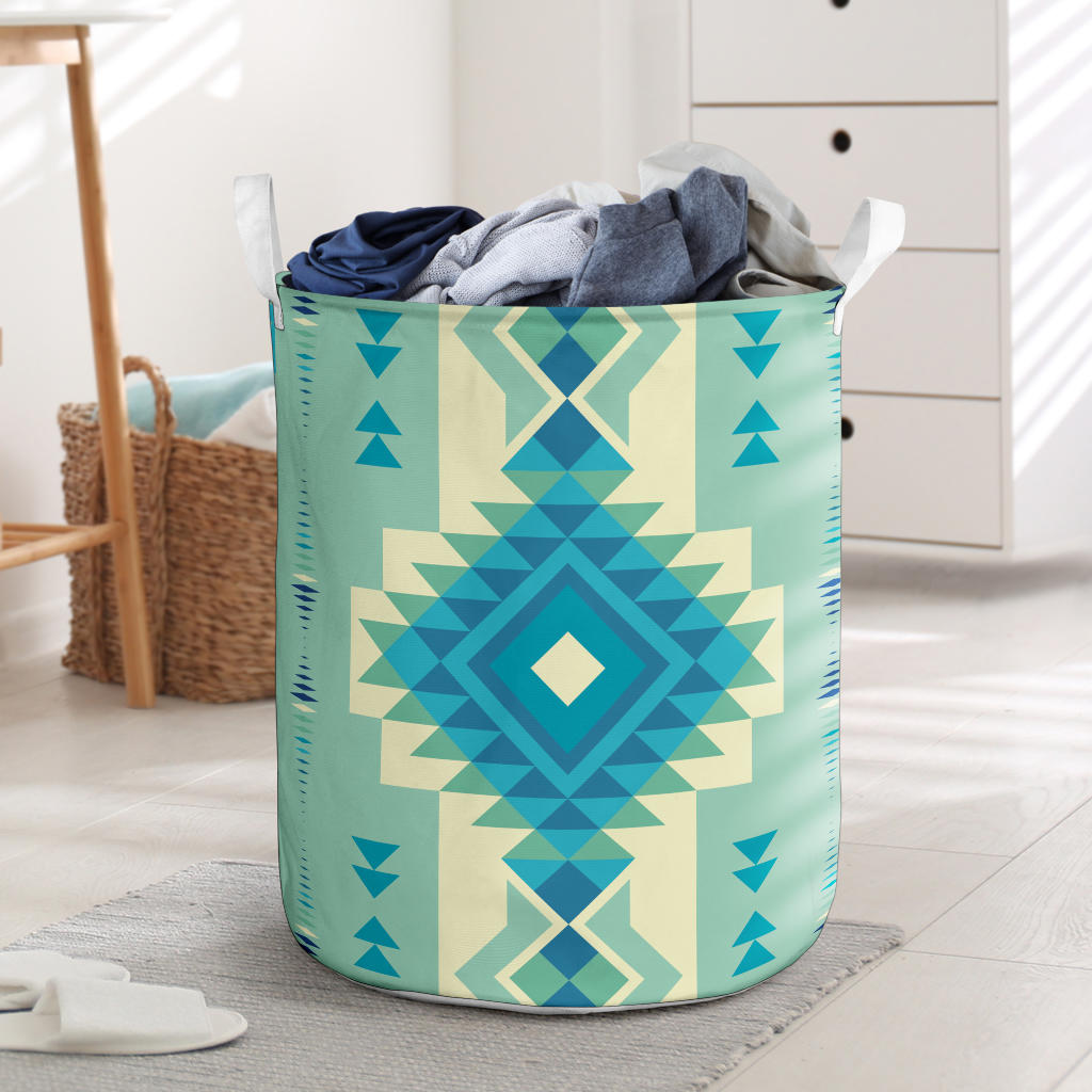 GB-NAT00599 Pattern Ethnic Native Laundry Basket