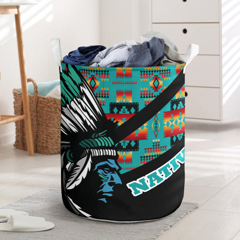 LB004 Pattern Native Laundry Basket