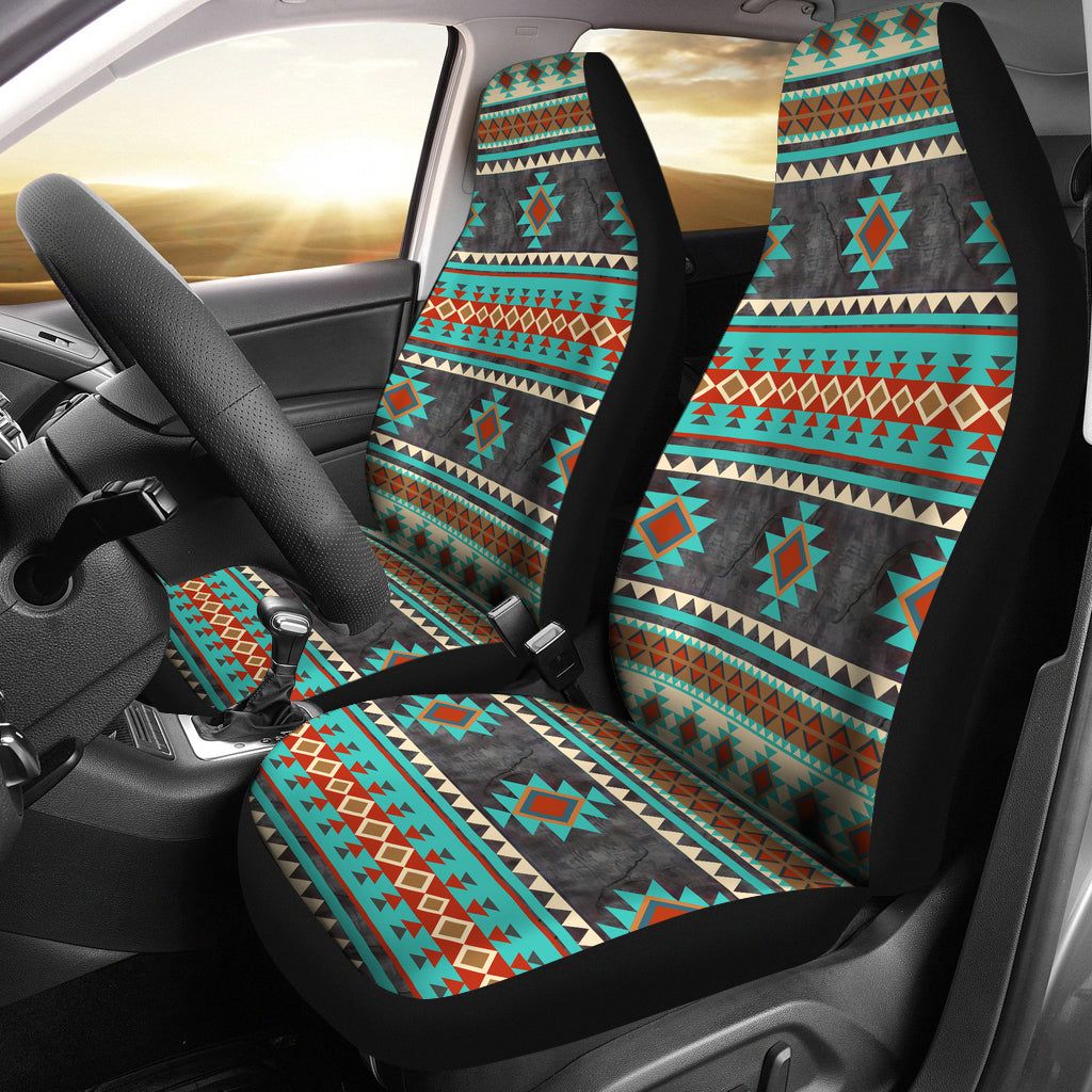 CSA-00049 Pattern Purple Native Car Seat Cover