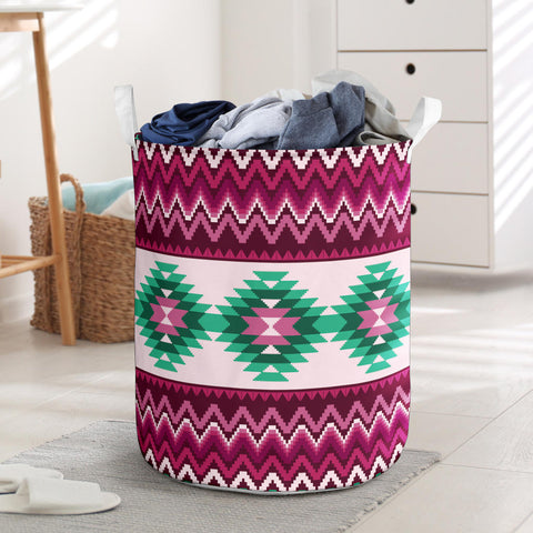 LB0017 Pattern Native American Laundry Basket