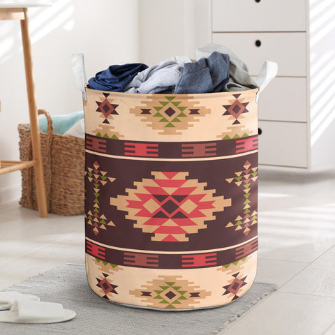 LB0021 Pattern Native American Laundry Basket