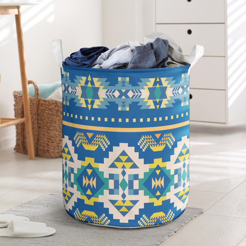 LB0037 Pattern Native American Laundry Basket