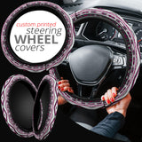 GB-NAT00528-02 Purple Colors Pattern Steering Wheel Cover