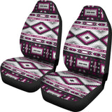 GB-NAT00528-02 Purple Colors Pattern  Car Seat Cover