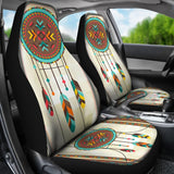 Indigenous Border Dream Catcher Car Seat Cover - ProudThunderbird