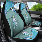 CSA-003 Blue Light Feather Car Seat Covers