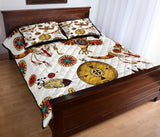 Bison Owl Native American Quilt Bed Set