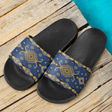 Pattern Native American Slide Sandals 04