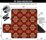 GB-NAT00402-02 Red Pattern 70" Sofa Protector