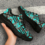 CKS0005- Pattern Native Chunky Sneakers