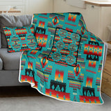 GB-NAT00046-01 Tribes Pattern  Pillow Blanket