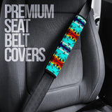 GB-NAT00631 Pattern Blue Native Seat Belt Cover