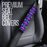 GB-NAT00628 Purple Pattern Native Seat Belt Cover