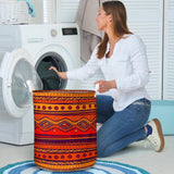 GB-NAT00576 Pattern Color Orange Laundry Basket