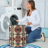 GB-NAT00594 Geometric Seamless Pattern Laundry Basket