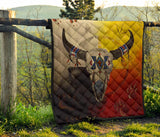 Bison Medicine Wheels Native American Premium Quilt - ProudThunderbird