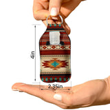 Native Pattern Sanitizer Bottle Keychains SET 2